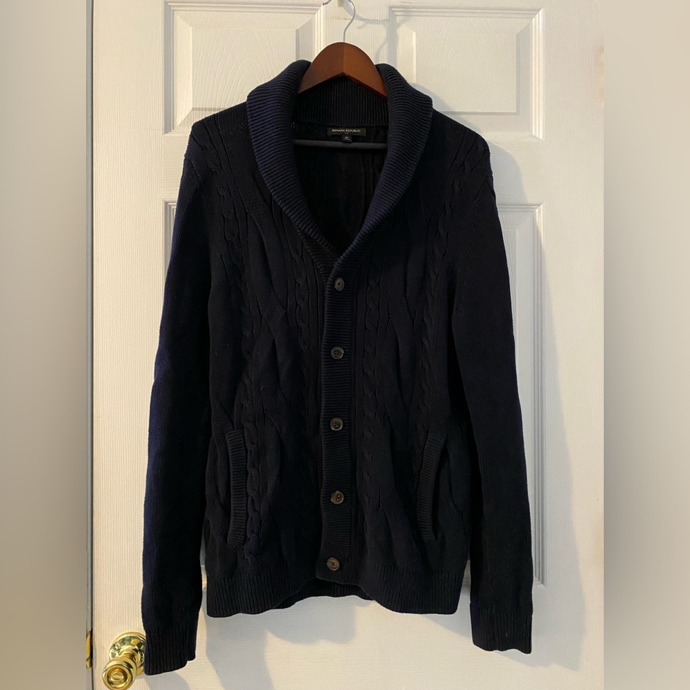 Banana Republic Men’s Cable Knit Sweater